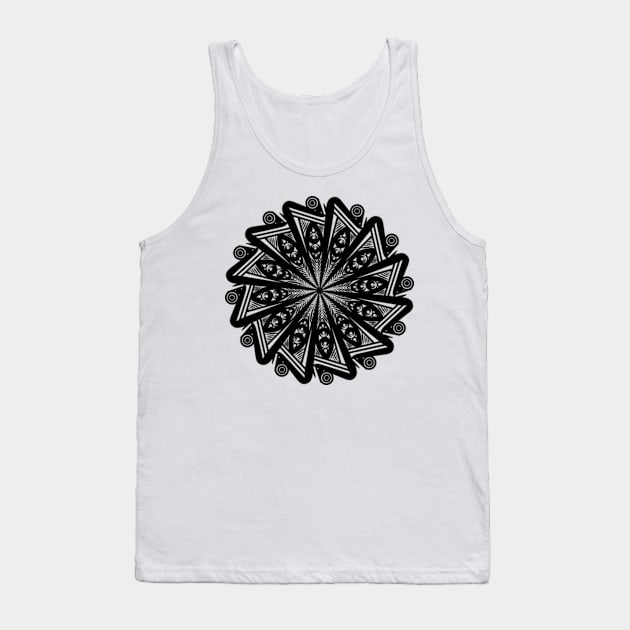 Flora Decoration Tank Top by Shop Ovov